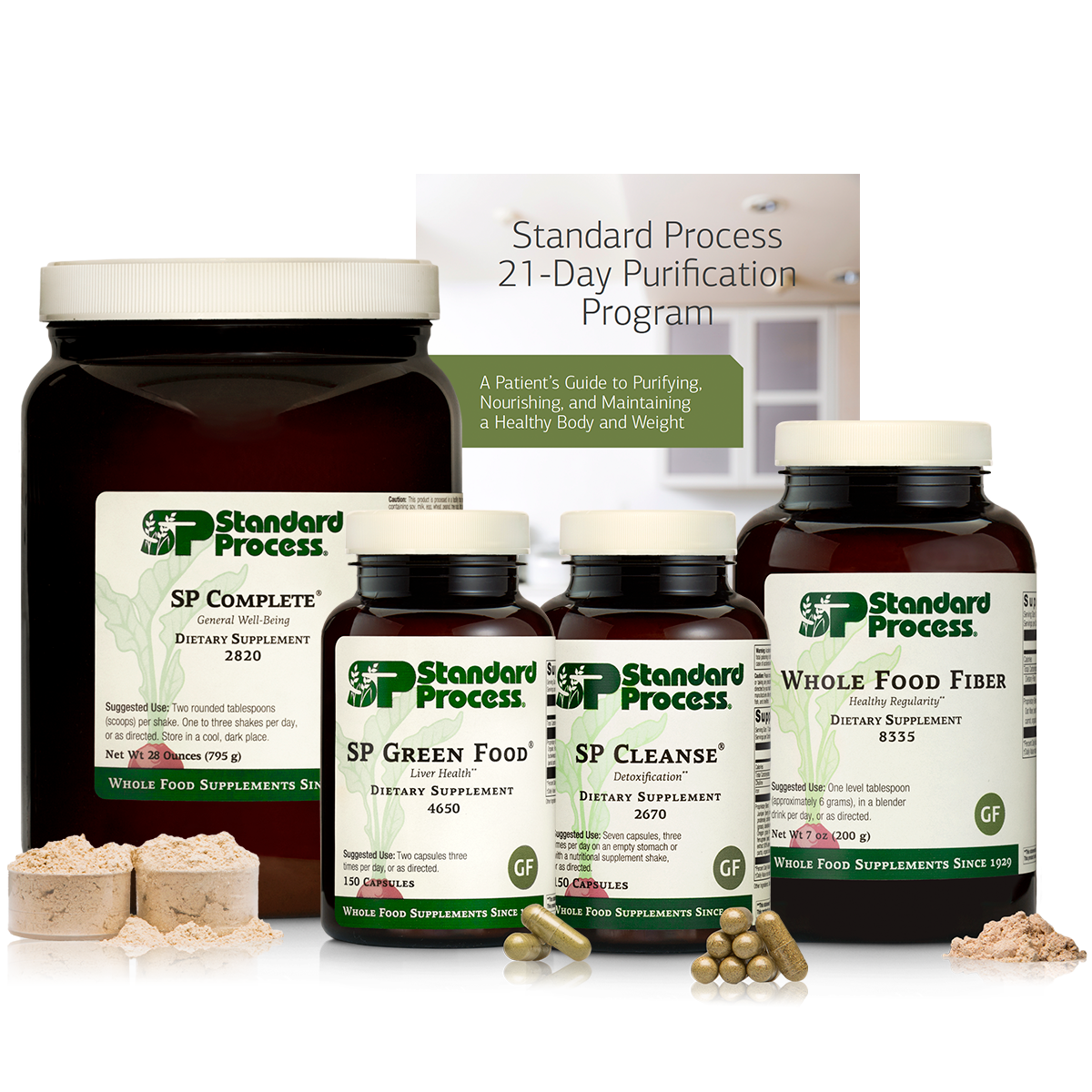 Purification Product Kit with SP Complete® and Whole Food Fiber, 1 Kit With SP Complete and Whole Food Fiber