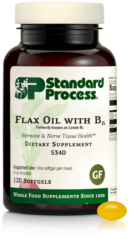 Flax Oil with B6, formerly known as Linum B6, 120 Perles