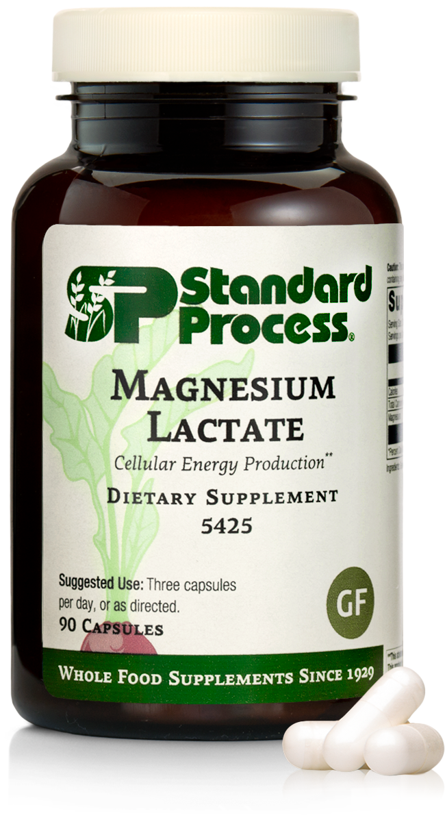 Magnesium Lactate, 90 Capsules