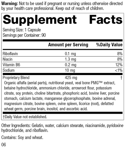 Ostarplex®, 90 Capsules	, Rev 06 Supplement Facts