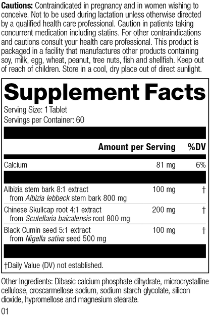 supplement fact label