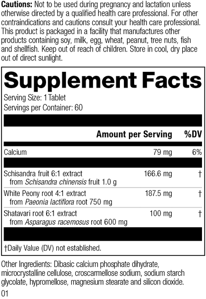 FemCo, 60 Tablets, Rev 01 Supplement Facts