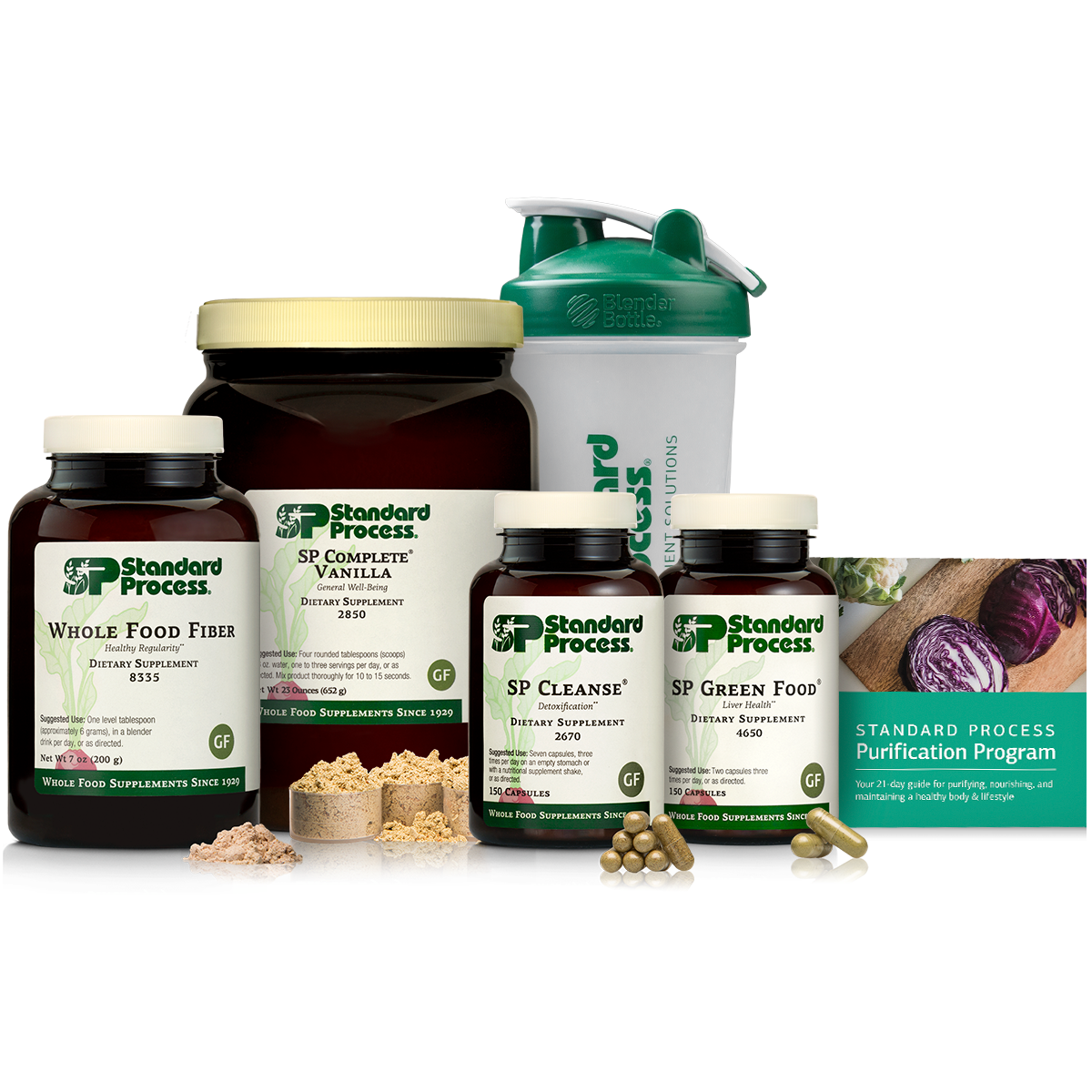 Purification Product Kit with SP Complete® Vanilla and Whole Food Fiber, 1 Kit With SP Complete Vanilla & Whole Food Fiber